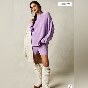 Free People Beach | Malibu Solid Surf Set | Lilac Fizz